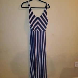GAP Stripe Maxi Tank Dress (M)